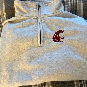 Washington state university half zip